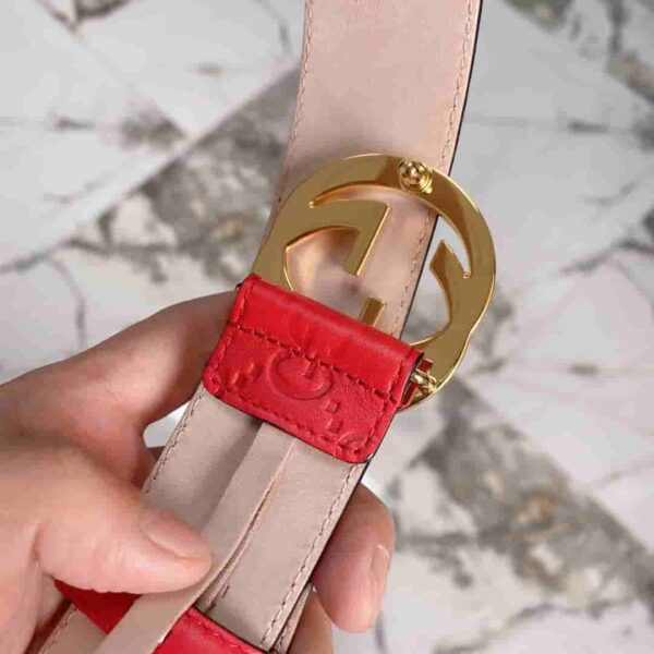 GG Signature Leather Belt