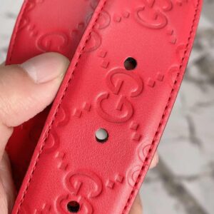 GG Signature Leather Belt