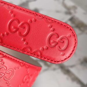 GG Signature Leather Belt