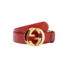 GG Signature Leather Belt - G15