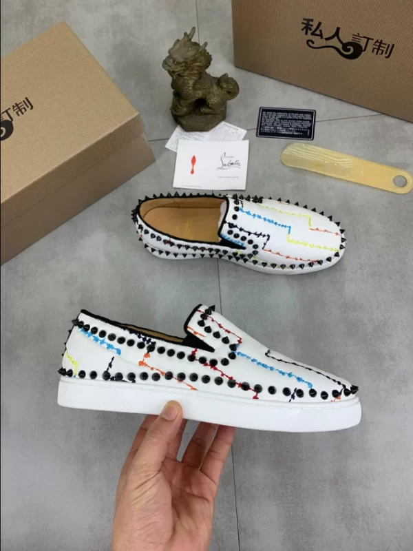 Christian Louboutin Pik Boat Flat Slip-On