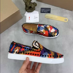 Christian Louboutin Pik Boat Flat Slip-On