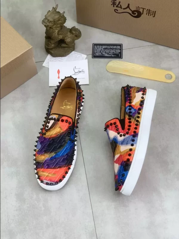 Christian Louboutin Pik Boat Flat Slip-On