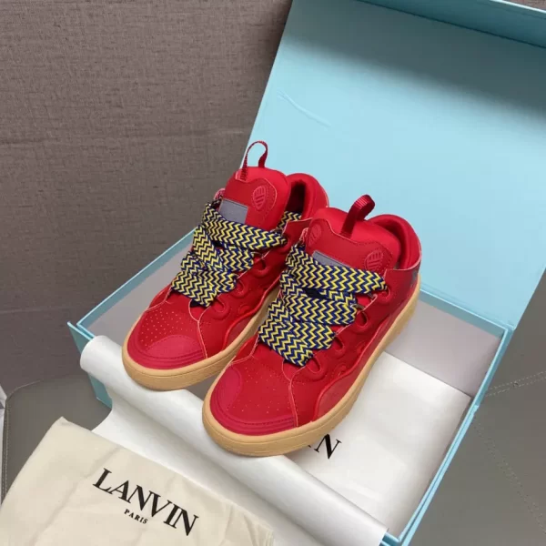 Lanvin Leather Curb Sneaker