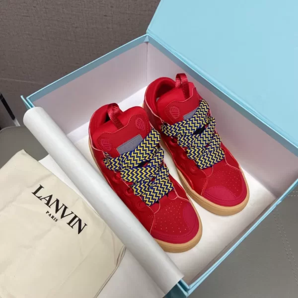 Lanvin Leather Curb Sneaker