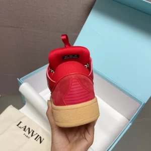 Lanvin Leather Curb Sneaker