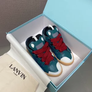 Lanvin Leather Curb Sneaker