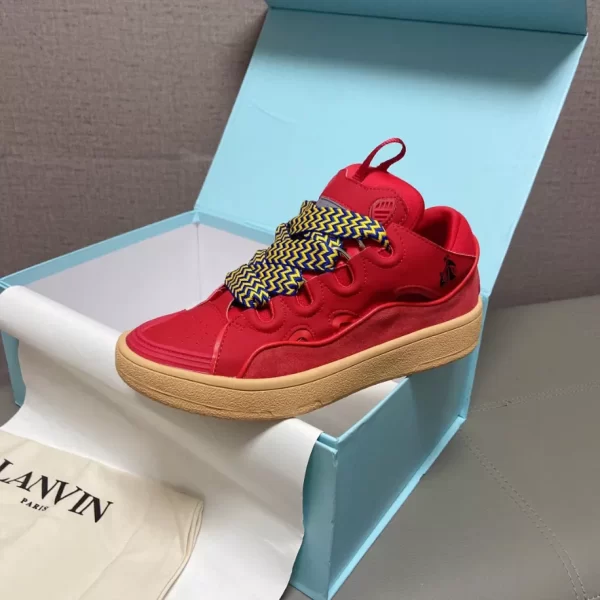 Lanvin Leather Curb Sneaker