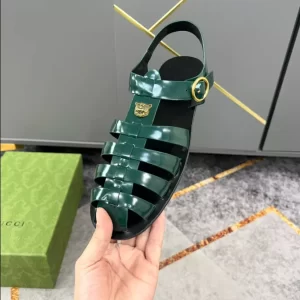 Rubber Buckle Strap Sandal