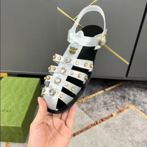 Rubber Buckle Strap Sandal