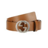 The GG Interlock Leather Belt