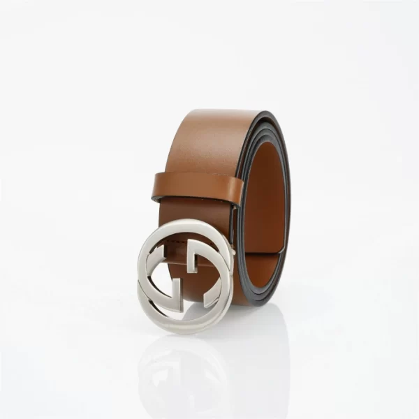 The GG Interlock Leather Belt