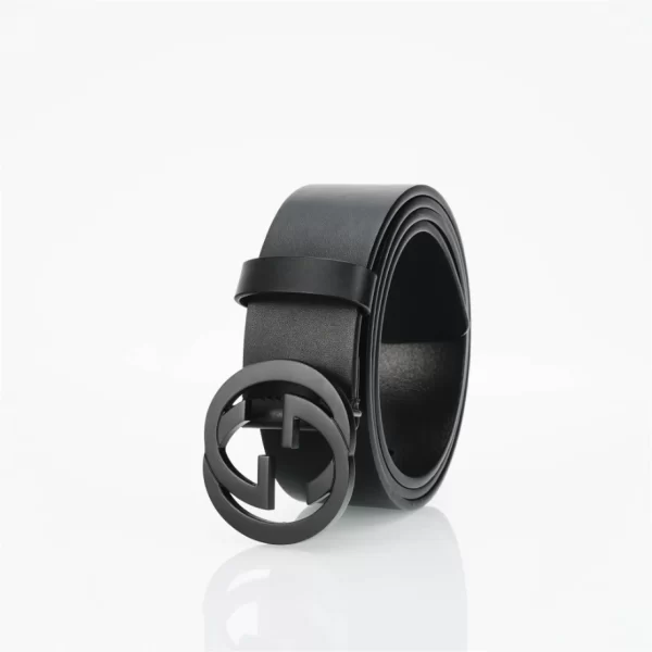 The GG Interlock Leather Belt