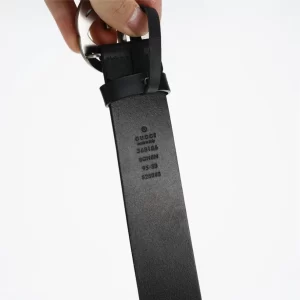 The GG Interlock Leather Belt