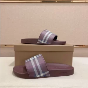 Burberry Check Slides - SB13