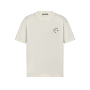 LV Embroidered Signature Short-Sleeved Cotton Crewneck - LRT23