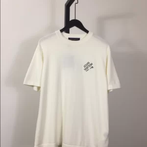 LV Embroidered Signature Short-Sleeved Cotton Crewneck - LRT23