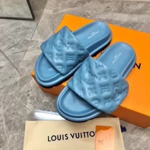 LV Pool Pillow Flat Comfort Mule - S38