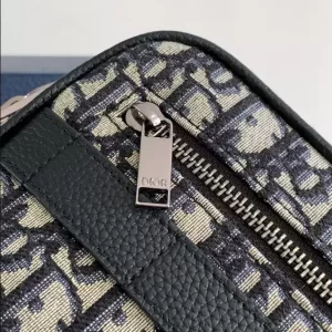 Dior Safari Bag With Strap Beige And Black Dior Oblique Jacquard - RCD0