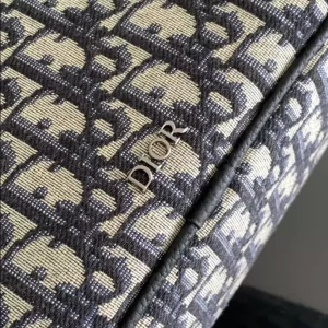 Dior Safari Bag With Strap Beige And Black Dior Oblique Jacquard - RCD0