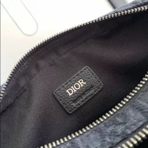 Dior Safari Bag With Strap Black Dior Oblique Jacquard - RCD01