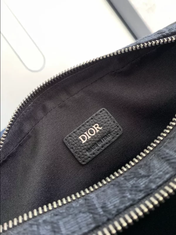 Dior Safari Bag With Strap Black Dior Oblique Jacquard - RCD01