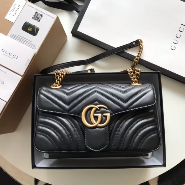 Gucci Marmont Small Matelassé Shoulder Bag - GH044